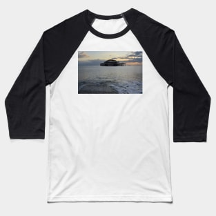 Brighton West Pier Baseball T-Shirt